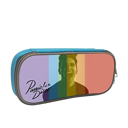 Pencil Case, Panic! at The Disco Big Capacity Pen Case Desk Organizer with Zipper for School & Office Supplies