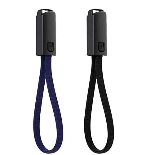 Keychain USB C Cable,Portable USB A to USB Type C Short Cable[2Pack 8.85 in] Fast Charging Cable and Data Transfer Cord,for Samsung Galaxy S10 S9/S8 Plus/Note 9/8,LG G5 G6 V20,Moto z and More