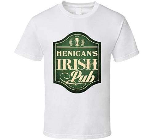 Henican Irish Pub Last Name Custom Beer Drinking St Patricks Day Party T Shirt