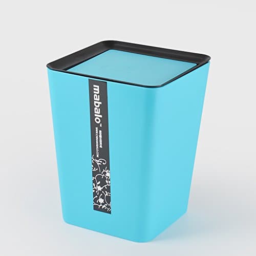 mini plastic trash/Creative desktop in the Office paper basket/household sanitary bucket without cover the living room-F