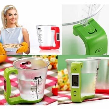 UR Kitchen Gadgets LCD Digital 1KG Measuring Cup Kitchen Scale