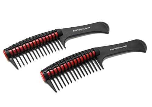 (2 Pack) Zoocher Anti-Splicing and Detangle Comb