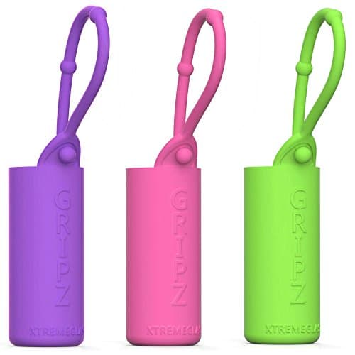 Roller Bottle Case for Essential Oil Roller Ball Holder Silicone Sleeve For Car, Purse, Gym Bag, Backpack, Keychain, Keyring, On the Go, Oils Storage Travel Carrying Case (100-pc 10ml Roller, 4-Color)