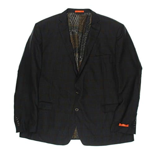 Tallia Mens Plaid Long Two-Button Suit Jacket Multi 56L