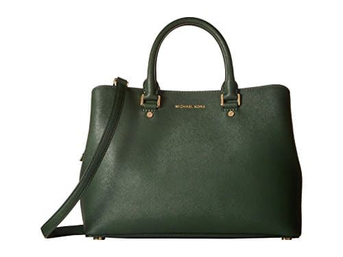 Michael Kors Savannah Satchel (Medium, Moss)