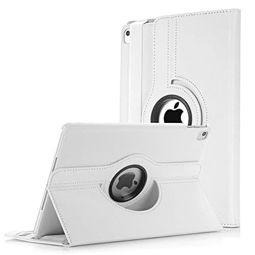 IPad Pro 9.7 Case - HWH® Quality 360 Degree Rotating Stand Leather Case Smart Cover For Apple IPad Pro 9.7" Case With Automatic Wake/Sleep Function (WHITE)