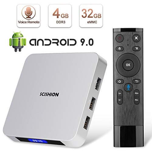 Android 9.0 TV Box Superpow 4GB RAM 32GB ROM 2.4G Voice Remote Rockchip 3328 Quad-core Cortex-A53 Up to 1.5GHz WiFi Support 4K Full HD Bluetooth 4.0 Smart Internet TV Box