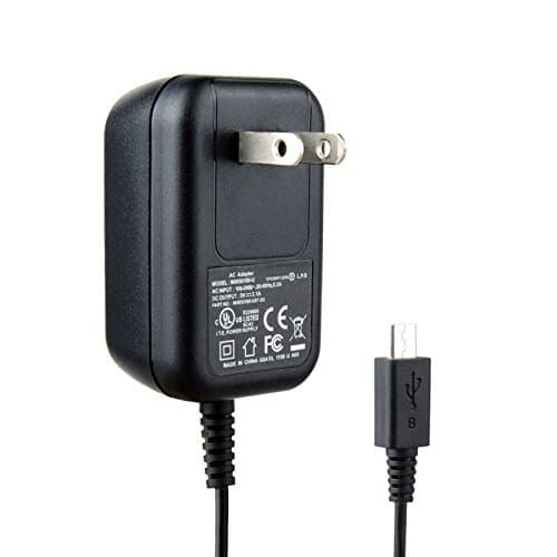 Micro USB Wall Charger AC Power Adapter for Kindle Fire black