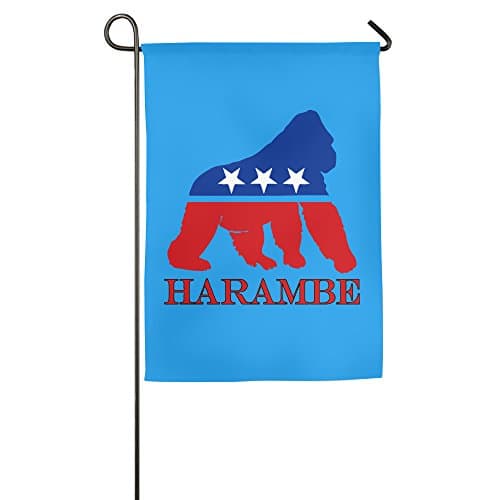 Personalized Decorative Welcome Polyester House Flags Printed Rip Harambe Vote Flag For Indoor/Outdoor With Two Size - 1218 Or 1827 Inch
