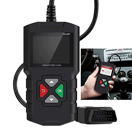 Car Fault Code Reader Engine Diagnostic Scanner, OBD2 Car Fault Reading Card, Battery Detector, Multi-Ecu Module Support, USB Upgrade, Lightweight Portable Multi-Function Diagnostic Instrument,A