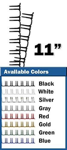 9/16" 3:1 Gold Twin Loop Binding Wires (Qty 100)