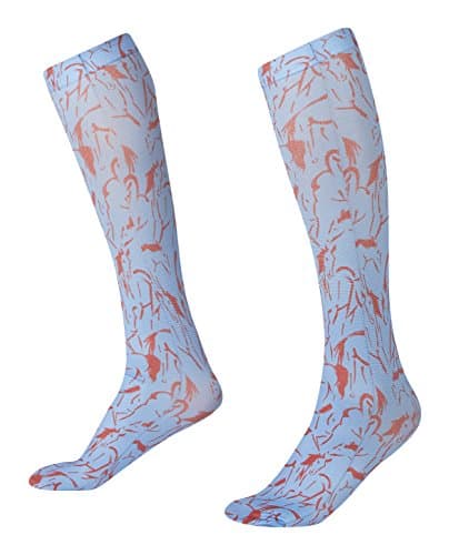 Kerrits Boot Sock Bluebell Etched Horses Size: One Size