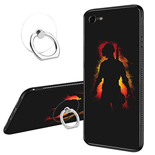 iPhone 6s Case,iPhone 6 Tempered Glass Back Cases,Compatible with Shock Absorption Technology Bumper Soft TPU Cover Case for for Apple iPhone 6/6s