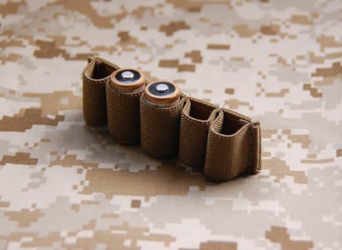 5 X Cr123 Us Made Surefire Flashlight Tactical Velcro Lithium Battery Holder