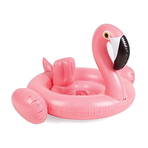 Baby Swimming Pool Float Flamingo Inflatable Pool Float for 6-36 Months by Careboss