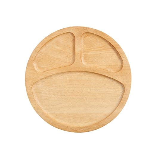 Beech 9 inches Round Party Dinner Plates Coffee Tea Serving Tray Fruit platters