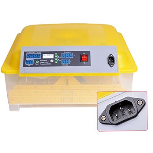 afferty (US Stock)Automatic Egg Turning 48 Digital Egg Incubator Hatcher Temperature Control 80W US Plug