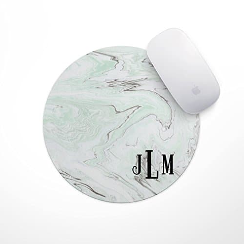 Personalized Mousepad - Custom Mouse Pads (Marble Swirl)- Neoprene Mouse Pad - Office Desk Decor - Gaming Mousepads