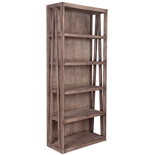 Crafted Home The Pepti Brown Rustic Bookcase