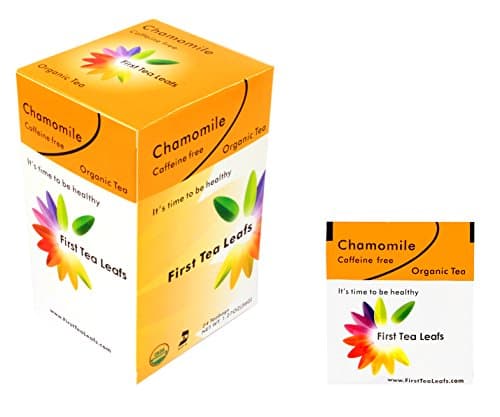 First Tea Leafs: Chamomile, Organic & Kosher Tea (24 tea bags per box)