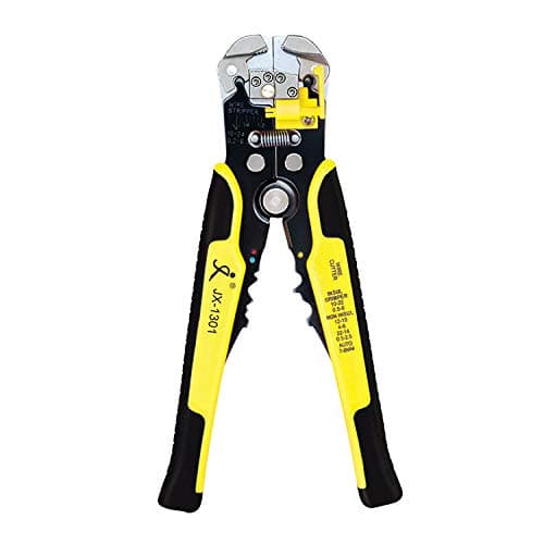 ADDWEL Wire Stripper Plier,3 in 1 Multifunctional Cable Cutter,Self-Adjusting Automatic Terminal Ratchet DIY Tool Electronic Cables Crimper with Stripping Crimping Cutting up to 24 AWG Hand Tools