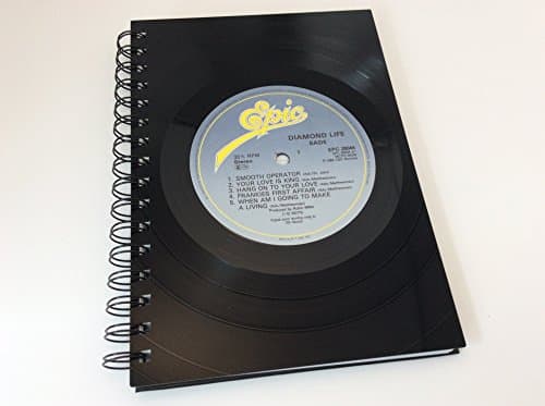 Sade, Diamond Life, Vinyl Record A5 Notebook gift