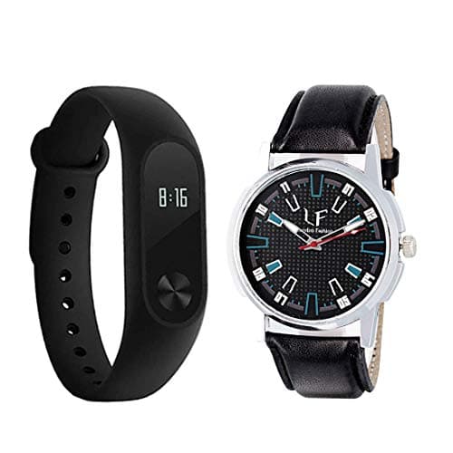 Watch and LED Band Display Combo For Men