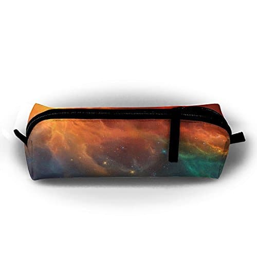 LLBAGPE Unique Red Blue Nebula Pencil Pouch School Multi-function Bag Cosmetic Large Capacity Pouch Organizer Sewing Kit Accessory Case For Student Boy Gifts