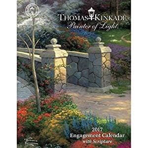 2017 Thomas Kinkade Painter of Light Weekly Egagement Calendar with Scripture