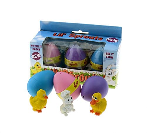 Lil' Sprouts Hatching Easter Eggs - (3 Pack) ~ Watch Them Grow Overnight