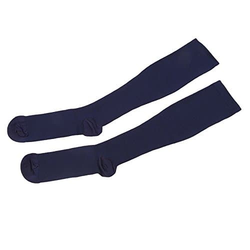 ASRocky Graduated Compression Socks (1 Pair) Calf High Below Knee Men Women Leg Foot Ankle Heel Support Pain Relief Stockings