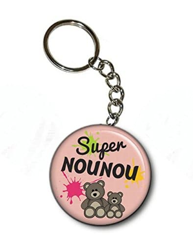 Angora Key Ring Super Nounou