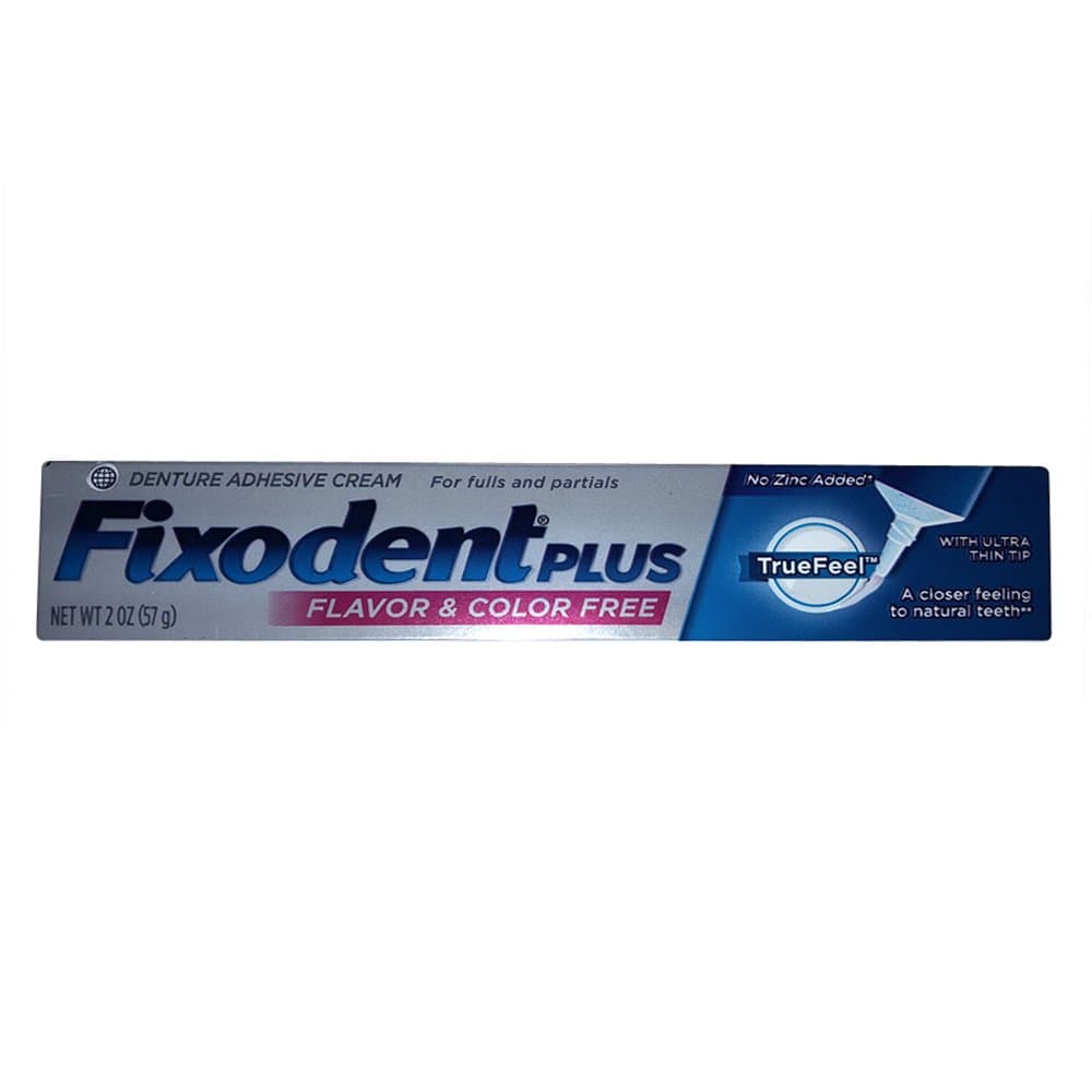 Fixodent Fixodent Plus TrueFeel Denture Adhesive Cream 2 oz (3 pack) by Fixodent
