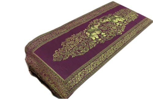 RoyalThaiElephant Beautiful Thai Silk Table/Bed Runner Width 19 INCHES Length 72 INCHES