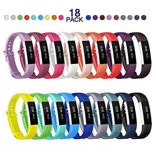 Aspack Replacement Bands Compatible for Fitbit Alta HR Bands, Soft Silicone Replacement Sport Accessory Wristband Strap for Fitbit Alta HR/Alta/Ace Sports Classic Fitness Tracker