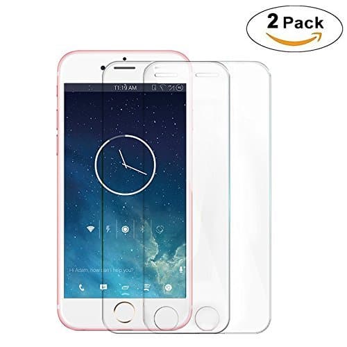 【Pack of 2】 2-Piece iPhone 6 6s 7 Screen Protector,0.3MM Clear [3D Touch Compatible] [Full Coverage]Tempered Glass Film for Apple iPhone 6 6s 7