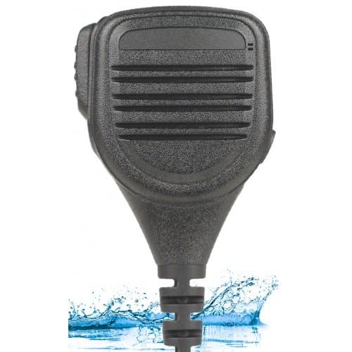 Heavy Duty Compact IP67 Speaker Mic with 3.5mm Jack for Motorola MotoTRBO Series