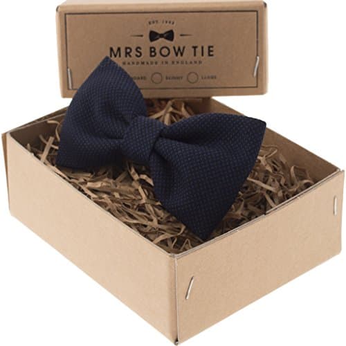 Mrs Bow Tie Cameron Ready-Tied Bow Tie - Blue
