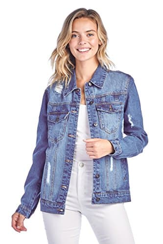 ICONICC Womens Denim Jean Jacket