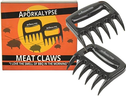 Aporkalypse Meat Claws by Archer - Premium Sharp Shredder Set of 2 for BBQ Grill Pulled Pork &amp; Slow Cooker Recipes - BPA Free for Handling and Carving Food