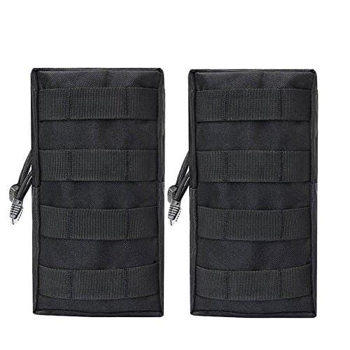 Fitackle 2 Pack Molle Pouches - Tactical Compact Water-resistant EDC Utility Gadget Gear Pouch