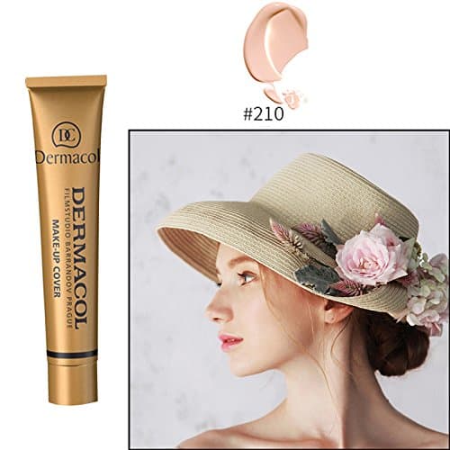 Authentic100%Dermacol Base Make up Cover 30g Primer Concealer Base Professional Face Dermacol Makeup Foundation Contour Palette (#210)