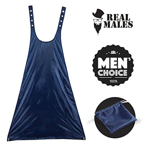 Beard Cape Bib – Beard Catcher for Shaving and Beard Cape Fits All – Beard Trimming Catcher