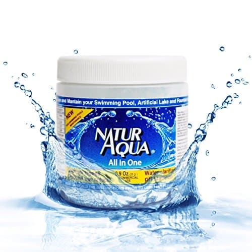 NaturAqua All in One Water Clarifier, pH Stabilizer, Controls Algae, Chlorine Use Reducer, 10.6 oz