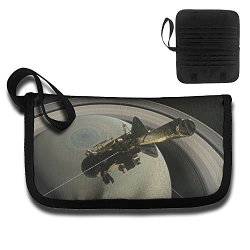 Saturn Cassini Orbits Satellite Space Spaceship Planetary Rings Multi-function Travel Document Receipt And Receipt Bag Fashion Printing Card Package