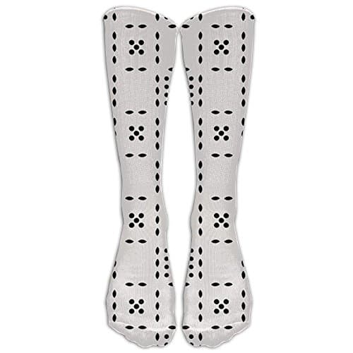 PHCDGDD Tic Tac Mudcloth Fabric Graduated Compression Socks For Men &amp; Women Best Stockings For Nurses, Travel, Running, Maternity Pregnancy
