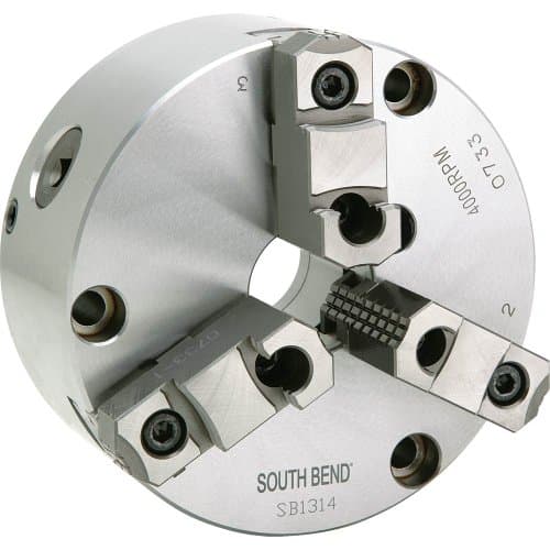 South Bend SB1314-6" High Precision Adjustable 3 Jaw Scroll Chuck
