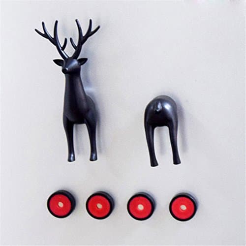 Langboss ABS Animal Magnetism Deer Fridge Magnet Multi-function Magnetic Comments Posted Tips (Deer)