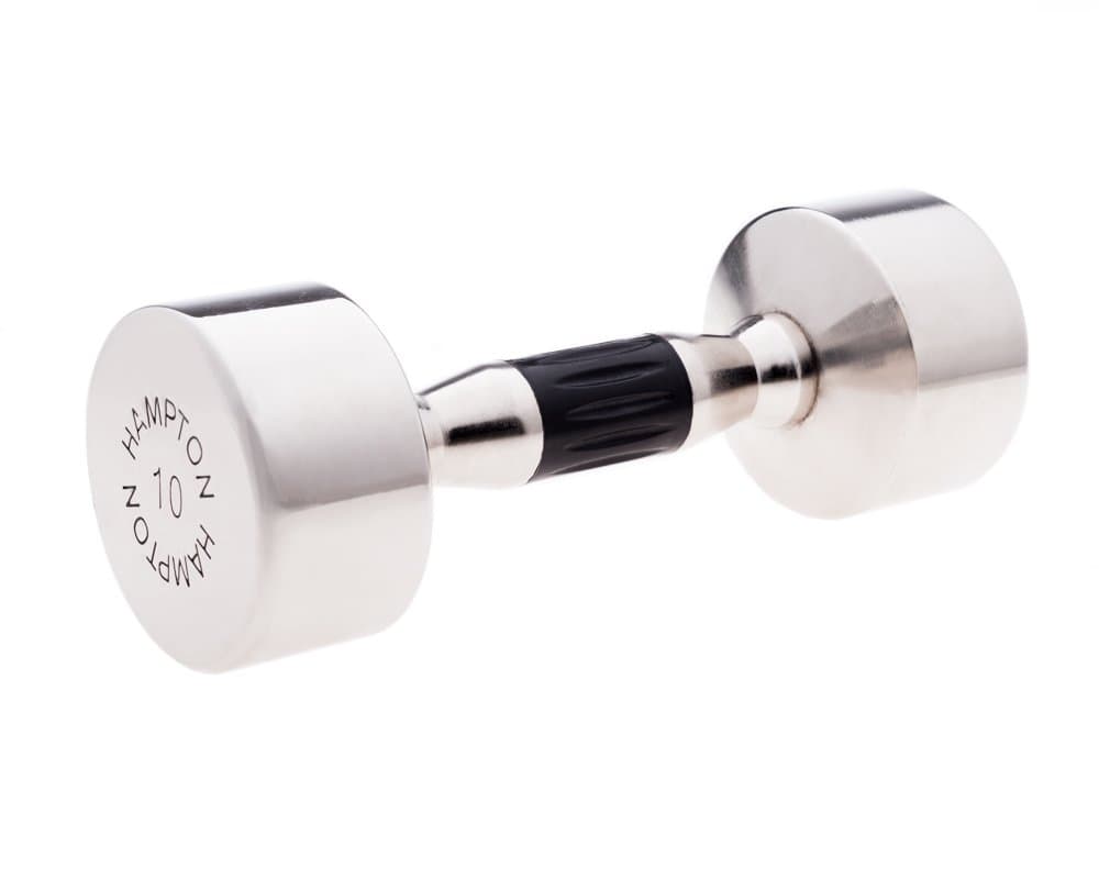 Hampton Chrome Beauty Grip Dumbbells - Pairs