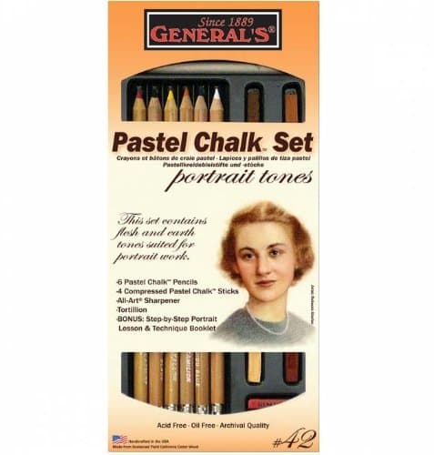 General Pastel Chalk Set For Portraits